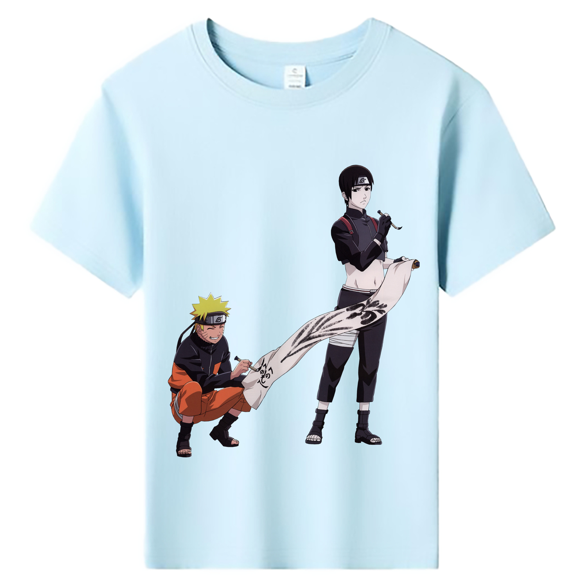 （画像用） NARUTO -ナルト- うずまき ナルト Uzumaki Naruto 綿100％キッズTシャツ（フロントプリント）